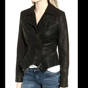 BLANK NYC BLACK MOTO JACKET 1X
